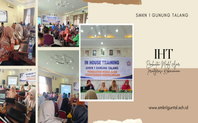 Tingkatkan Kompetensi Guru, SMKN 1 Gunung Talang Gelar In House Training Penyusunan Modul Ajar Terintegrasi Kebencanaan