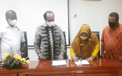 Penandatanganan Kerjasama dengan Fakultas Teknik Universitas Negeri Padang